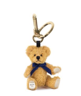 Teddy Bear Key Charm - Gold