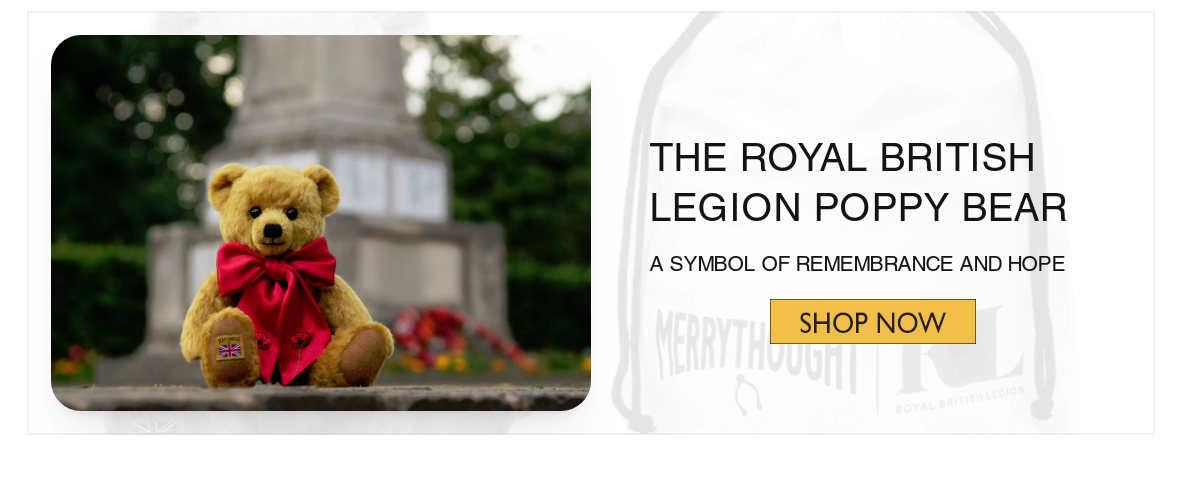 Order your Poppy Bear today to support The Royal British Legion 